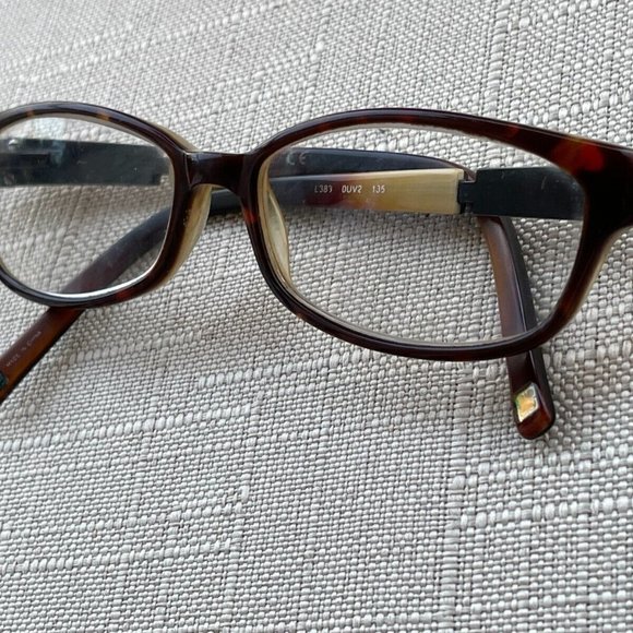 Liz Claiborne New York Women Eyeglasses Frame Brown Tortoise L383 OUV2 Glasses - Picture 1 of 9